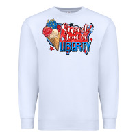 White sweet land of liberty Premium Sweatshirt - Zillion Design Studio