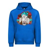Cobalt ribbon simmental leopard Urban Hoodie - JahusDesignShop