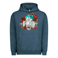Pigment Midnight Navy ribbon simmental leopard Urban Hoodie - JahusDesignShop