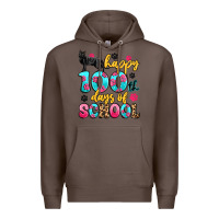 Coffee happy 100th days of school cat Premium Hoodie - Artiststas