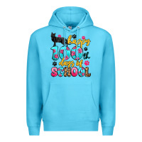 Ocean Blue happy 100th days of school cat Premium Hoodie - Artiststas