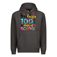 Smoke happy 100th days of school cat Premium Hoodie - Artiststas