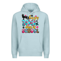 Blue Mist happy 100th days of school cat Premium Hoodie - Artiststas