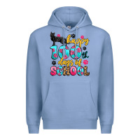 Colony Blue happy 100th days of school cat Premium Hoodie - Artiststas