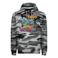 Slate Camo happy 100th days of school cat Premium Hoodie - Artiststas