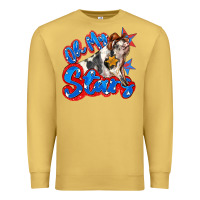 Antique Gold oh my stars pig Premium Sweatshirt - Zillion Design Studio