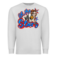 Dove Grey oh my stars pig Premium Sweatshirt - Zillion Design Studio