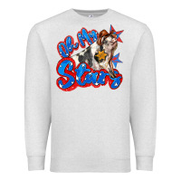 Oatmeal Heather oh my stars pig Premium Sweatshirt - Zillion Design Studio