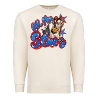 Sandshell oh my stars pig Premium Sweatshirt - Zillion Design Studio