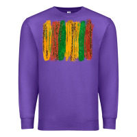 Purple black history brushstroke Premium Sweatshirt - texasbilliewilder