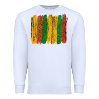 White black history brushstroke Premium Sweatshirt - texasbilliewilder