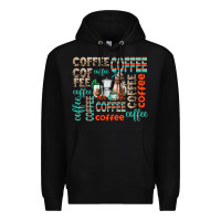 Black coffee Premium Hoodie - AdoDesignShop