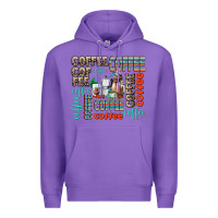 Purple coffee Premium Hoodie - AdoDesignShop