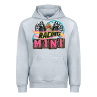 Heather Grey racing mini with racing oto equipment Urban Hoodie - AdoDesignShop
