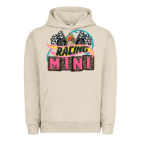 Pigment French Oak racing mini with racing oto equipment Urban Hoodie - AdoDesignShop