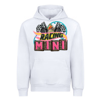 White racing mini with racing oto equipment Urban Hoodie - AdoDesignShop