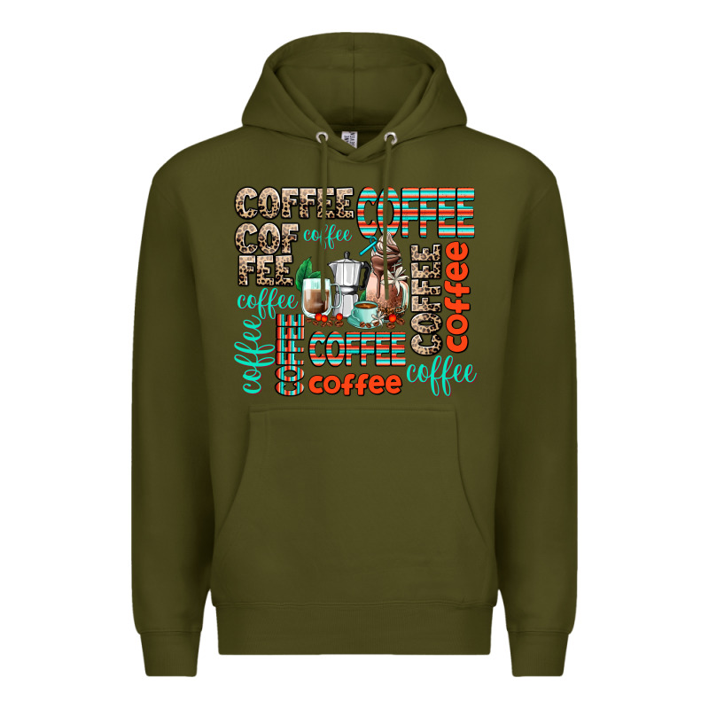 Coffee Premium Hoodie by AdoDesignShop | Teevron