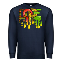 Navy black history juneteenth dope Premium Sweatshirt - texasbilliewilder