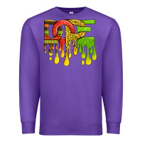 Purple black history juneteenth dope Premium Sweatshirt - texasbilliewilder