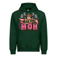 Forest Green racing mom with racing oto equipment Urban Hoodie - AdoDesignShop