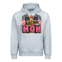 Heather Grey racing mom with racing oto equipment Urban Hoodie - AdoDesignShop