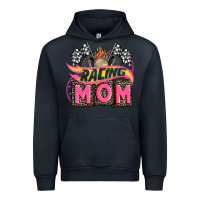 Navy racing mom with racing oto equipment Urban Hoodie - AdoDesignShop