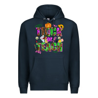 Navy trick or teach Premium Hoodie - AdoDesignShop