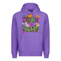 Purple trick or teach Premium Hoodie - AdoDesignShop