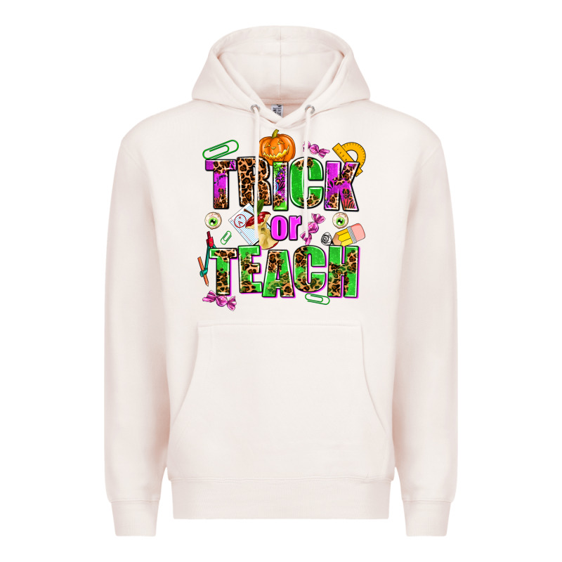 Trick Or Teach Premium Hoodie by AdoDesignShop | Teevron