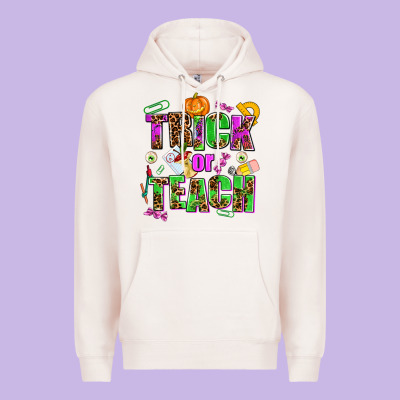 Trick Or Teach Premium Hoodie Designed By Adodesignshop
