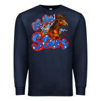 Navy oh my stars horse Premium Sweatshirt - Zillion Design Studio