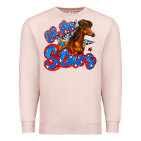 Pale Pink oh my stars horse Premium Sweatshirt - Zillion Design Studio