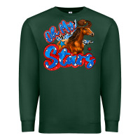 Sports Green oh my stars horse Premium Sweatshirt - Zillion Design Studio