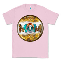 Bubblegum Pink american football round earrings Classic Tee - BundleAndBundleShop