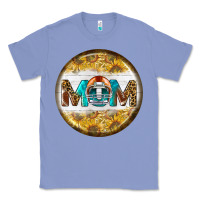 Colony Blue american football round earrings Classic Tee - BundleAndBundleShop