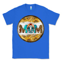 True Royal american football round earrings Classic Tee - BundleAndBundleShop