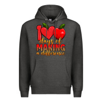 Charcoal Heather 100 days of making a difference Premium Hoodie - Artiststas