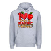 Heather Grey 100 days of making a difference Premium Hoodie - Artiststas