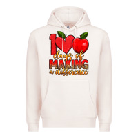Pale Pink 100 days of making a difference Premium Hoodie - Artiststas