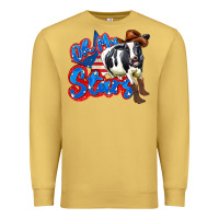 Antique Gold oh my stars cow Premium Sweatshirt - Zillion Design Studio