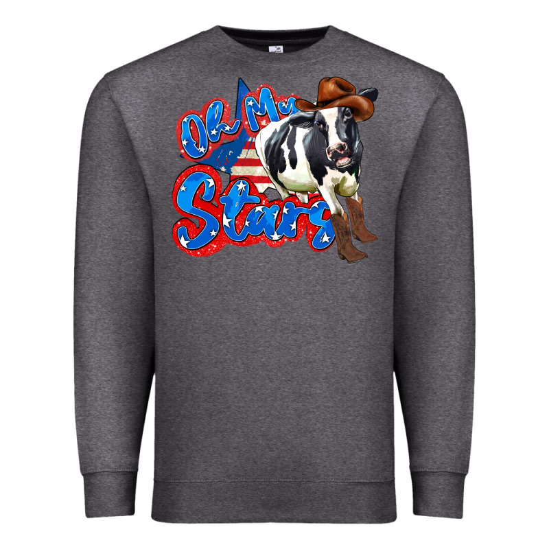Oh My Stars Cow Premium Sweatshirt by Zillion Design Studio | Teevron