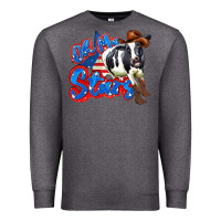 Charcoal Heather oh my stars cow Premium Sweatshirt - Zillion Design Studio