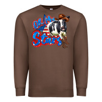 Chestnut oh my stars cow Premium Sweatshirt - Zillion Design Studio