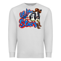 Dove Grey oh my stars cow Premium Sweatshirt - Zillion Design Studio
