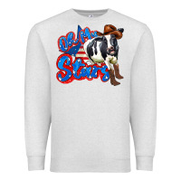 Oatmeal Heather oh my stars cow Premium Sweatshirt - Zillion Design Studio