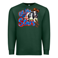 Sports Green oh my stars cow Premium Sweatshirt - Zillion Design Studio
