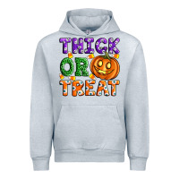 Heather Grey Thick Or Treat Urban Hoodie - Artiststas
