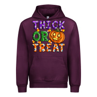 Mauve Wine Thick Or Treat Urban Hoodie - Artiststas