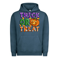 Pigment Midnight Navy Thick Or Treat Urban Hoodie - Artiststas