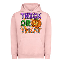 Pigment Salmon Thick Or Treat Urban Hoodie - Artiststas